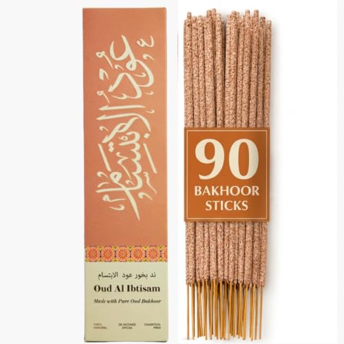 Oud al Ibtisam Incense Sticks by Dukhni |90 Floral agarwood Incense Sticks