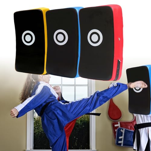 Boxing Pad Taekwondo Pad Kicking Targets for Striking Karate Strikes Punching Shield - color: red edge