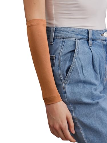 Modest Arm Cover | Jersey Arm Cover | Modest Sleeve Covering for Muslim Women - color: Lion
