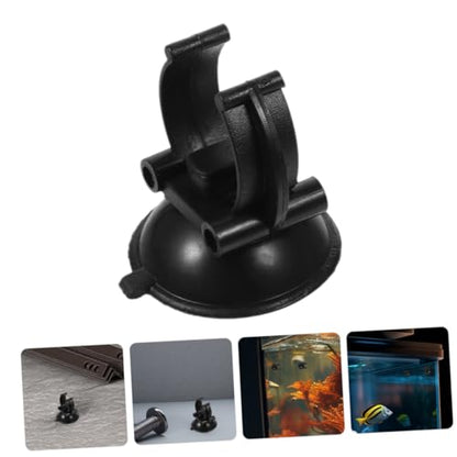 GALPADA 12Pcs Aquarium Suction Cups with Clips Versatile Hose Pipe Holders for Airline Tubing Lines and Decorations Durable Easy to Install Aquarium Accessories