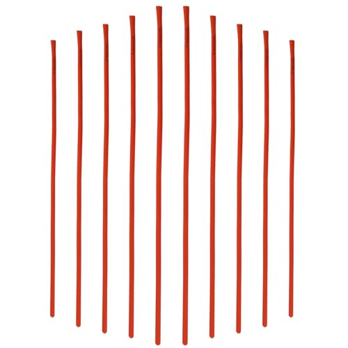 10 Pieces Lamb Feeding Tubes, Red Flexible Rubber Replacement Tubing Supplies for Lamb,Sheep,Piglet,Rabbit,Puppy Feeding (16 Inch x 16FR) (10 Pack, 18 FR) - color: 10 Pack, size: 18 FR