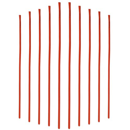 10 Pieces Lamb Feeding Tubes, Red Flexible Rubber Replacement Tubing Supplies for Lamb,Sheep,Piglet,Rabbit,Puppy Feeding (16 Inch x 16FR) (10 Pack, 18 FR) - color: 10 Pack, size: 18 FR