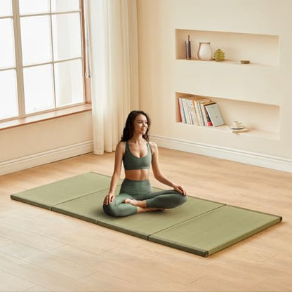 HAGiHARA Japanese Traditional Tatami Mat,35.4"x78.7"x1.2" Foldable Floor Mattress, Japanese Rush Grass Tatami Floor Mat for Meditation, Yoga,Sleeping or Summer Use - size: Twin XL