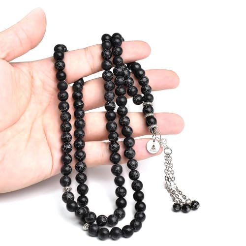 Islamika Premium Tasbih Prayer Beads (2-Pack) – 99 Prayer Counter for tasbeeh | Muslim Misbaha سبحه مسبحة | Eid Ramadan Gift for Men | Islamic Prayer Jewelry | Prayer Beads Islam