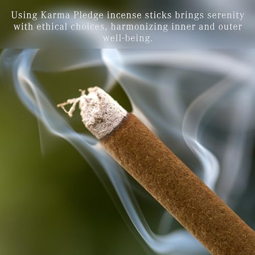 KarmaPledge Palo Santo Incense Sticks, Burn Time 45-60 Min, 40 Sticks - color: Palo Santo, size: 40 Hand Dipped Sticks