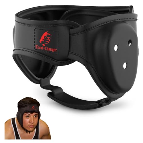 Wrestling Headgear for Kids, Adults Adjustable for BJJ, Grappling, Kickboxing, MMA, Sparring, Training, Jiu Jitsu Cauliflower Ear Helmet - size: Teens/Adults (Up to 25" Head Circumference)