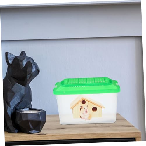 Totority Portable Turtle and Fish Carrier Box Reptile Habitat Lightweight Handheld Tank for to Clean Optimal Airflow for and Turtles Medium