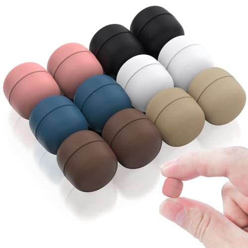 Evnlo 12 Pairs Strong Hijab Magnets Pinless Hijab Pins for Women, Multi Use Magnetic Pins for Scarf Shirts Dress and Clothes - color: 12pcs Matte