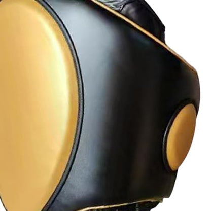 Yiju Kickboxing Thigh Pad Leg Kick Pad Versatile Body Protector Protect Pad for Taekwondo Karate Boxing Coach Trainer Equipment - color: Gold Right