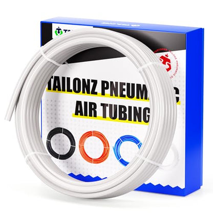 TAILONZ PNEUMATIC Air Line 1/4 inch od Clear Pneumatic Nylon Tube 32.8ft Air Brake Tubing Nylon Hose - color: Clear-Nylon, size: 1/4'' OD/32.8ft/10m
