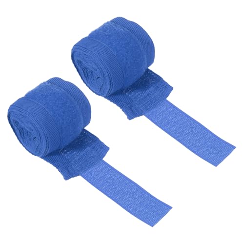 PATIKIL Boxing Hand Wraps, Elastic Boxing Wraps Cotton Fist Mitts Wrist Straps Protection for Muay Thai Martial Art - color: Blue, size: 98 inch
