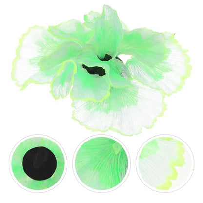 Yardwe Artificial Silicone Aquatic Plant Mini Fish Tank Decoration Lifelike Water Grass for Aquarium Landscape and Fish Pond Ornament