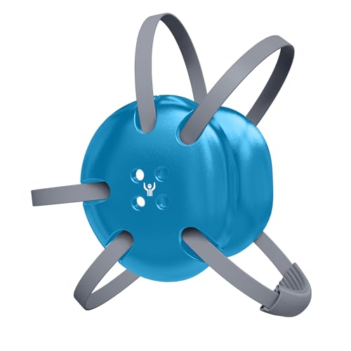 Great Call Athletics | Wrestling Classic Headgear | Earguard Adult Grappling Head Gear | Adjustable Ear Guards Silver Straps - style: Powder Blue w/ Silver Straps