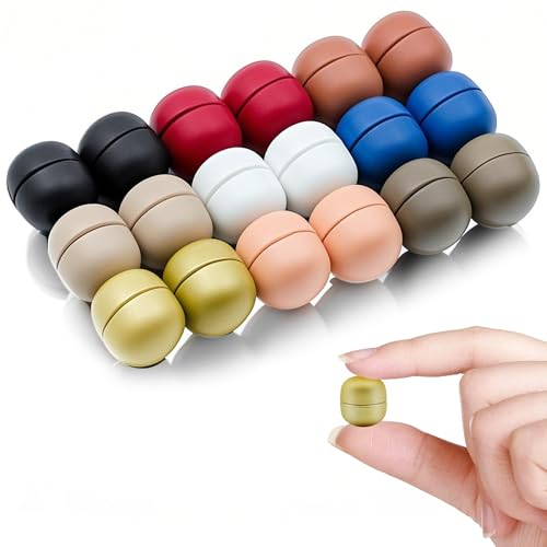Hijab Magnets Strong Pinless Hijab Pins for Women, No-Damage to Fabric Headscarf Clips, Multi-Use Magnetic Pins for Cloth, Scarf, Dress (18 Pairs) - color: 18 Pairs