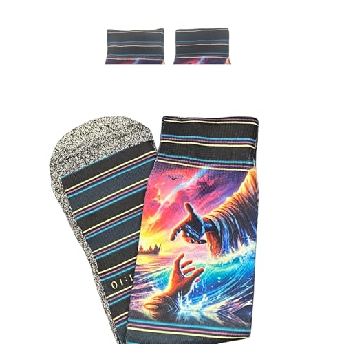 Men's – Christian Crew Socks for Men with Scripture | Moisture-Wicking | Easter Gift Idea - color: Do Not Fear