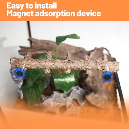 Jumping Spider Hideout and Feeding Dish, 3 in 1 Nut Shaped Hide Cave Sets for Spider Playing Feeding Climbing, Enclosure Accessories