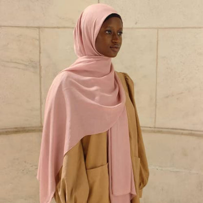 Modal Hijab for Women | Headscarf - color: Peony Blush Modal - Plain Hijab