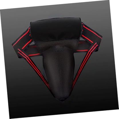 Portable Comfortable Groin Protector with Integrated Crotch Guard for Men Boxing MMA Taekwondo Training Wear-Resistant Protective Gear for Competitive Sports