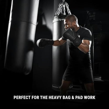 Hayabusa Mayweather Champ Boxing Gloves for Men and Women - color: Black, size: 14oz