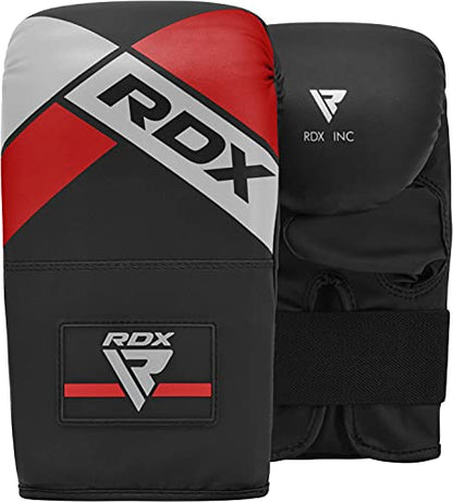 RDX Boxing Wall Pad with Gloves Set, Muay Thai Pads, Maya Hide Leather, Target Kicking Focus Pad, Great for Taekwondo, MMA, Martial Arts, Karate, Kickboxing, Training, Punching, Men Women Workouts