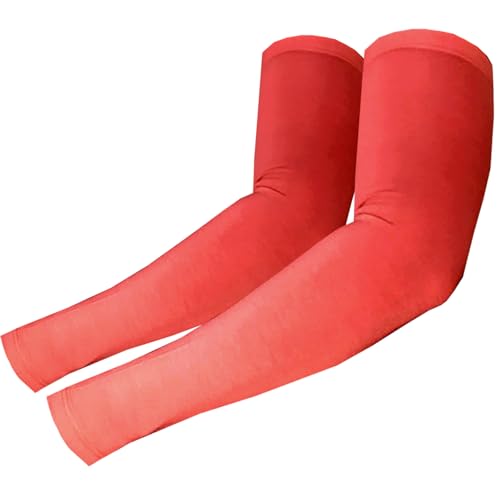 AMAL Muslim Sleeves COTTON Cover Arms For Women USA - color: Coral, size: Large