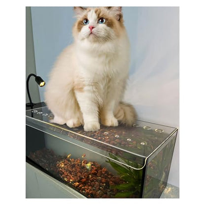 Cat Proof Fish Tank Lid, Acrylic Aquarium Lid, Planted Tank Aquarium Cover, Pet Proof Aquarium Lid for Aquarium Home, Enhanced Safety - size: 40x25cm