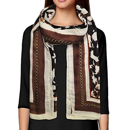 FINIZO Women's Fashion Scarves, Lightweight Cotton Blend Neck Scarves - color: 39