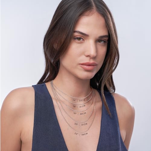 Personalized Japanese, Arabic, Hebrew, Greek, Chinese, Cyrillic, Hindi Name Necklace for Woman, Her, Men, Him - Custom Made with Any Name - Unisex Jewelry Gift for Mother's Day, Father's Day, Birthday - color: 925 Sterling Silver, style: Arabic