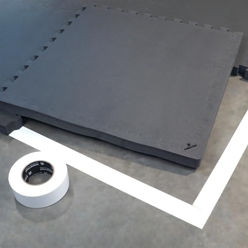 Meister Double-Sided 2" Floor Mat Tape - Secures Exercise Mats & Rugs | Extra strong 2" x 30yd floor tape for puzzle mats, roll-out mats, rugs and temporary floor coverings