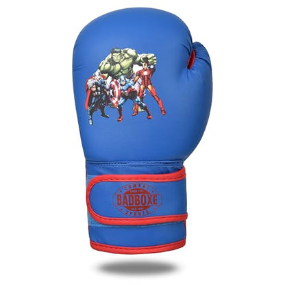 Boxing Gloves 6oz | Boxing Gloves for Kickboxing Muay Thai MMA | Bag Gloves for Punching Bag - color: Blue/Red