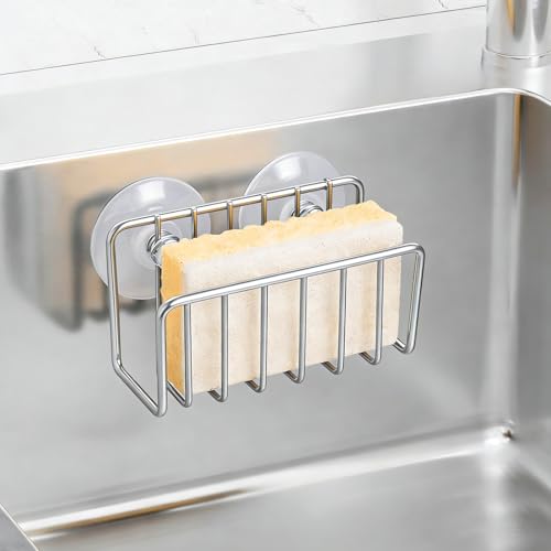 1 Pcs No Drill Wall Mounted Rack with Suction Cups for Aquarium Decoration Bathroom Kitchen Display Storage Organizer(Silvery) - color: Silvery-1pc