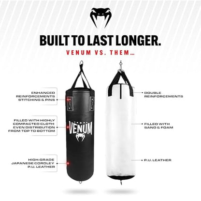 Venum Origins Punching Bag (Ceiling Mount Included) - color: Khaki/Black