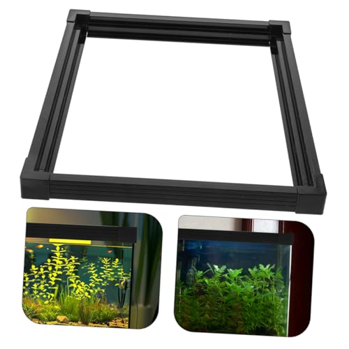 Kisangel Fish Tank Protector Strip Double Design for Aquariums Easy Installation Edge Protector for Home and Commercial Use - size: 45.00X45.00X2.50CM