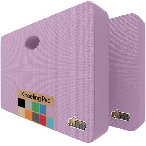 GORILLA GRIP® Extra Thick Foam Kneeling Pad for Gardening, 17.5x11 Purple - color: Purple