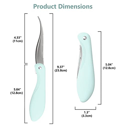 Luvan Shrimp Deveining Tool,Shrimp Deveiner with Sharp Stainless Steel Blade and Non-slip Handle,Shrimp Peeling Tool,Essential Tool for Home Kitchen (1 piece)