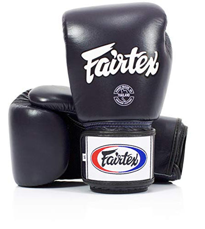 Fairtex BGV1BR Breathable Boxing Gloves, Lightweight Shock Absorbent Gear - color: Blue, size: 16 oz