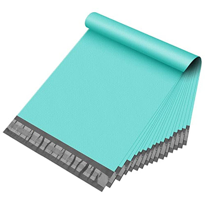 Fuxury Poly Mailers 6x9" 1000 PACK, Small Shipping Bags Embossed Dots Design, Self Adhesive & Durable Mailers Poly Bags Shipping Envelopes for Small Business Packaging Shipping, Teal Mailer Bags Bulk - size: 6x9" 1000pcs