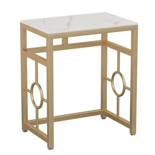 Robot Vacuum Stand Cabinet,Sweeping Robot Storage Rack,Entryway Hallway Robot Vacuum Cleaner Shelf,Small End Tables for Bathroom,Multi-Functional Fish Tank Stand(Gold,40*40cm/15.7*15.7"-1) - color: Gold, size: 40*40cm/15.7*15.7"-1