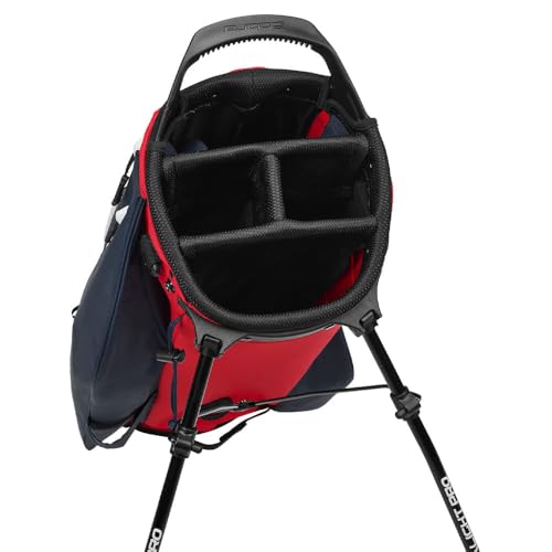 Cobra Ultralight Pro Stand Golf Bag - color: Club Navy/Strong Red