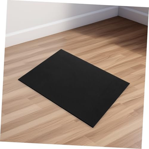 BESPORTBLE 2pcs Thick Sponge Pad for Fish Tank Shock Absorbing Aquarium Leveling Mat and Base Grid Design for Clean Water Black