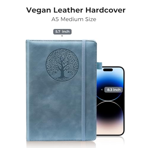 Journal 6 - Writing Notebook for Work & Travel, Women & Men | Press Soft. Smart Work. - color: Blue