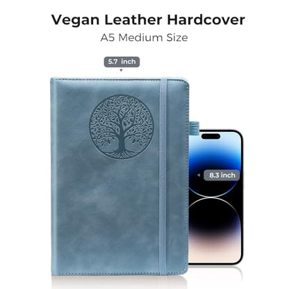 Journal 6 - Writing Notebook for Work & Travel, Women & Men | Press Soft. Smart Work. - color: Blue