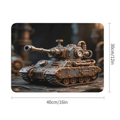 Steam Tank Model Desk Mat Washable Table Protector Waterproof Table Cover Protector Desk Placemats Heat Resistant Non-Slip Desks Cover for Desktop, Coffee Dining Tables 40x30cm - size: 40x30cm