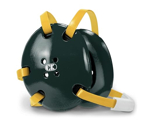 Cliff Keen Signature Wrestling Headgear - color: Dark Green / Light Gold