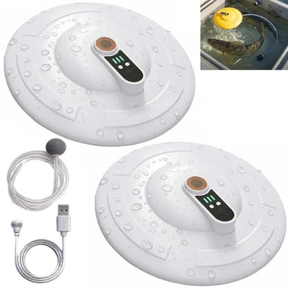 Ipx7 Floating & Rechargeable Bait Bucket Aerator Ultra, Aerator for Fish, Perfect for Fish Tank Use, Bait Bucket Storage, and Secure Live Bait Transportation During Fishing Trips