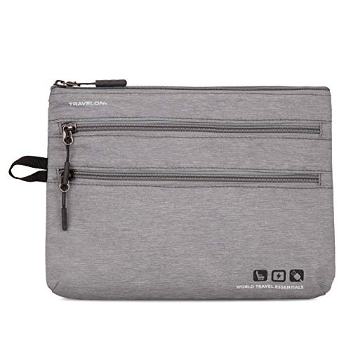 Travelon: World Travel Essentials Seat Pack Organizer - color: Gray Heather