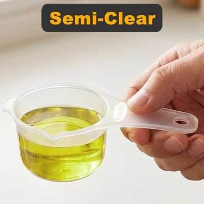 7 PCS Measuring Cups Set, BPA Free - color: Translucent, size: 7 Cups