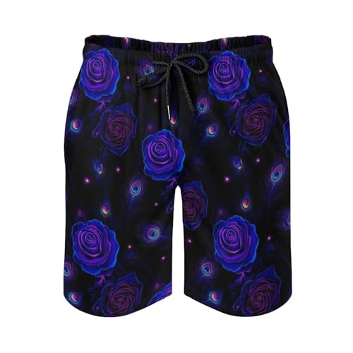 Mens Trunks Breathable Quick Dry Mesh Lining Summer Holiday Beach Board Shorts - color: Style-6, size: XX-Large