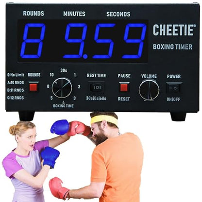 Classic Boxing Interval Timer, Boxing Interval Timer, Gymnastic Digital Timer, LED Running Timer, LED Interval Training Timer for Home - color: Blauw