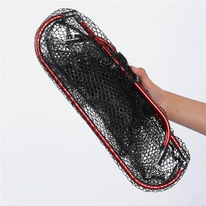 Aluminum Foldable Net Head Replacement Saltwater Fishing Tools Outdoor Landing Fishing 40cm / 60cm / 65cm - size: M 45X60cm